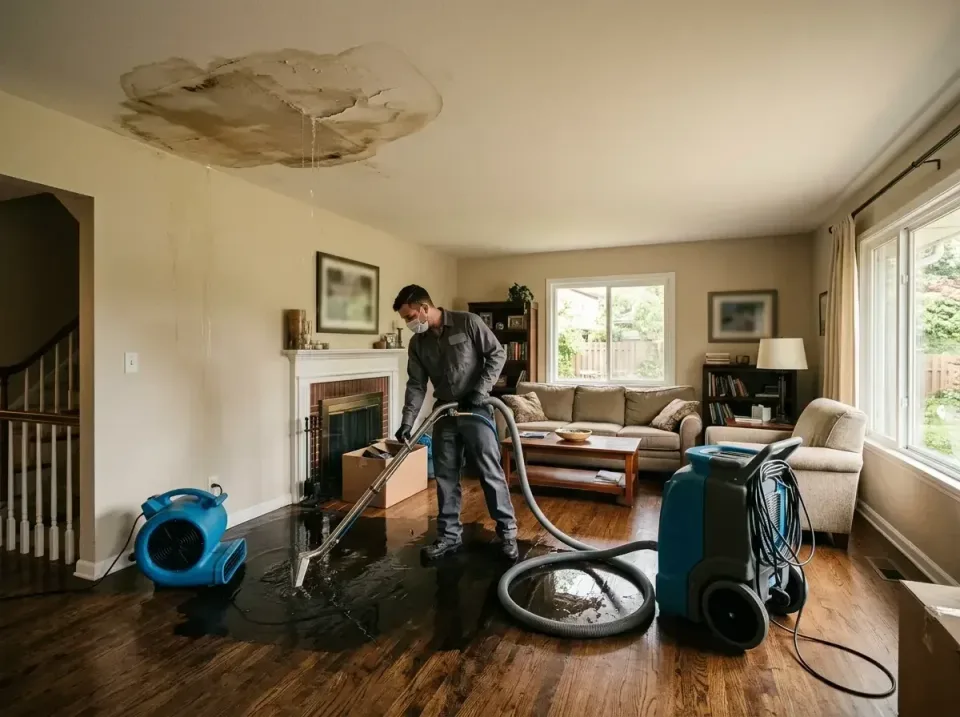 attic-pipe-burst-ceiling-drip-008 — frequently asked questions, Water Damage Restoration & Carpet Care in Plaquemine, LA
